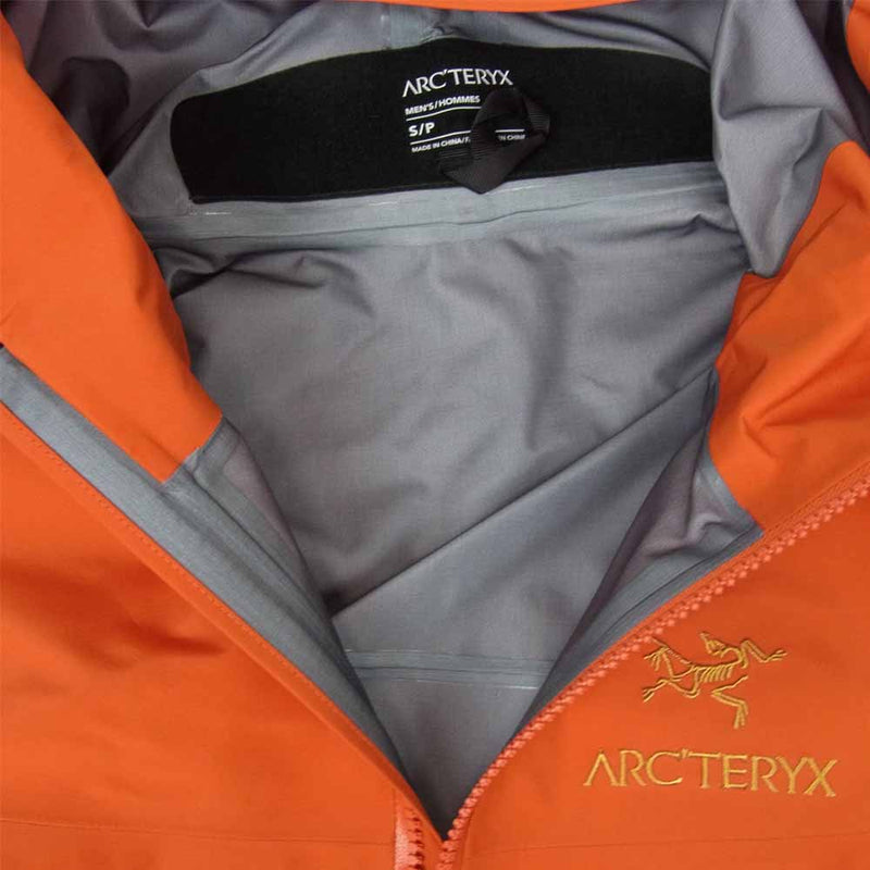 ARC'TERYX アークテリクス 国内正規品 ALPHA SV JACKET GORE-TEX Pro アルファ SV ゴアテックス Dynasty S オレンジ系 S【新古品】【未使用】【中古】