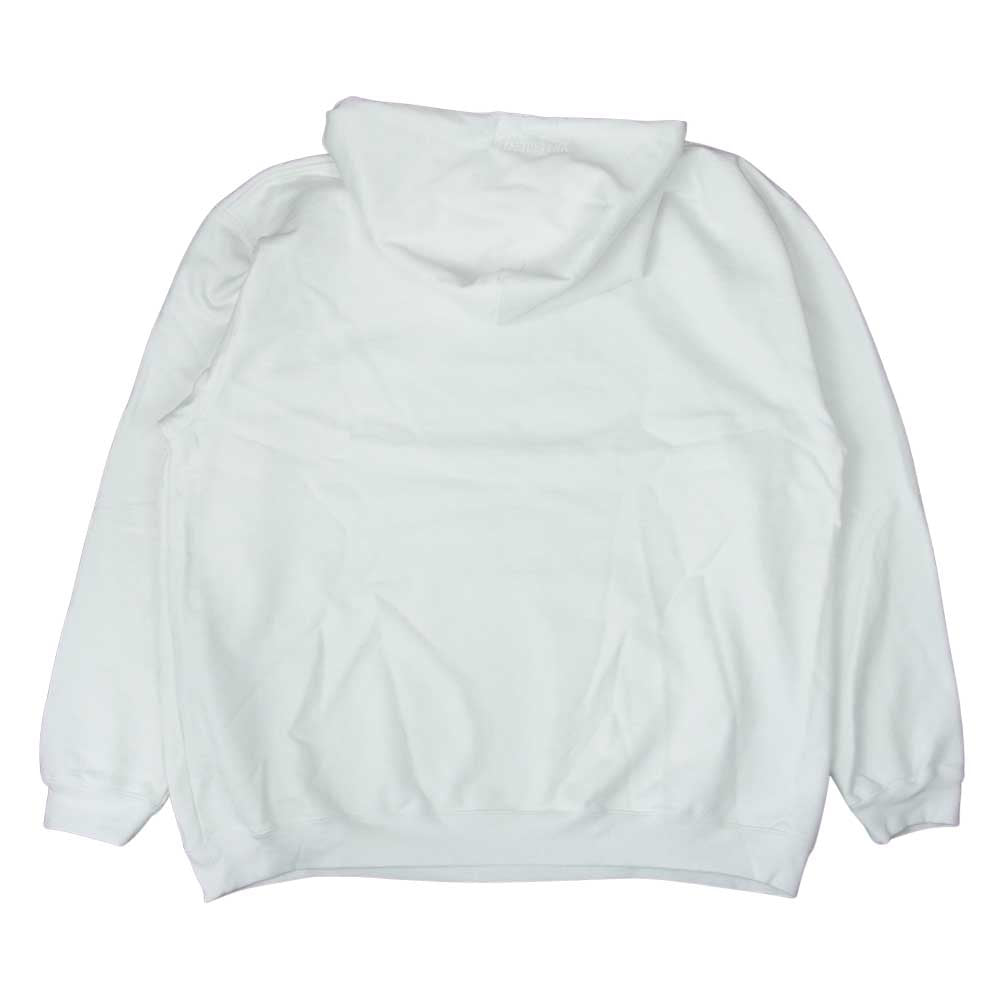 VETEMENTS ヴェトモン 20AW UAH21TR541 Hip Hop Embroidery Hoodie プルオーバー パーカー ホワイト系 S【中古】