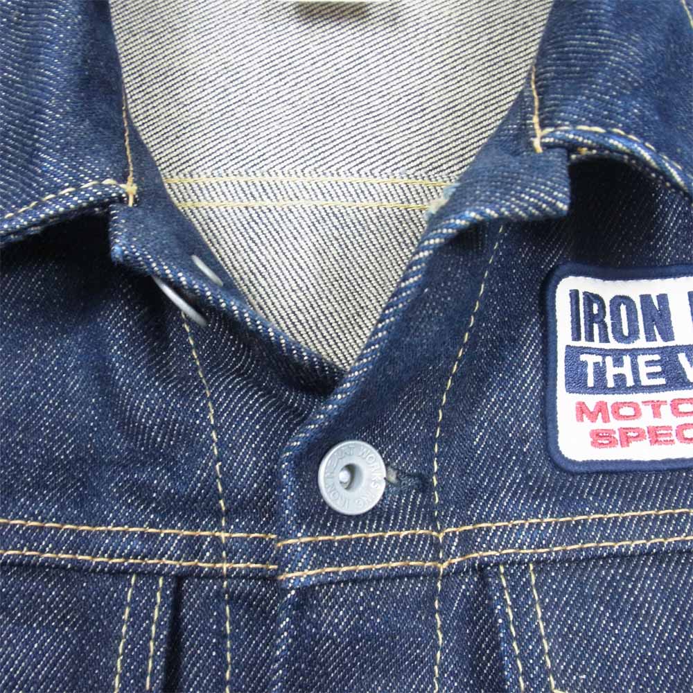 IRON HEART アイアンハート ヘビーオンス インディゴ デニムベスト