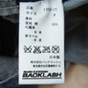 ISAMUKATAYAMA BACKLASH イサムカタヤマバックラッシュ 1308-01 ストレッチデニム10oz＋カーフスエード ダメージリペア加工 インディゴブルー系 M【中古】