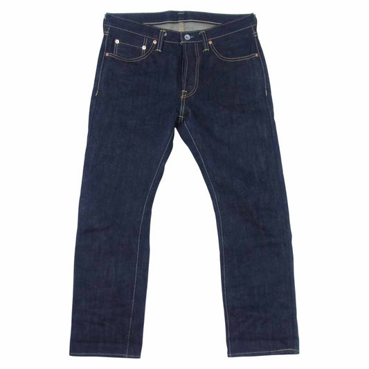 IRON HEART アイアンハート 555-XHS 25OZ ヘビー オンス ストレート デニム パンツ インディゴブルー系 32【中古】