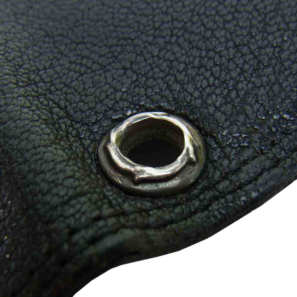 CHROME HEARTS クロムハーツ（原本無） CARD CASE レザー 名刺入れ カードケース ブラック系【中古】