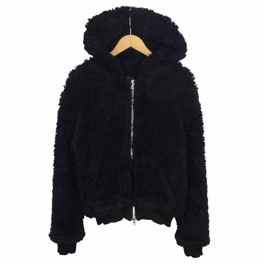 アミリ カシミヤ混 テクスチャード パーカー ブラック系 XS【中古】