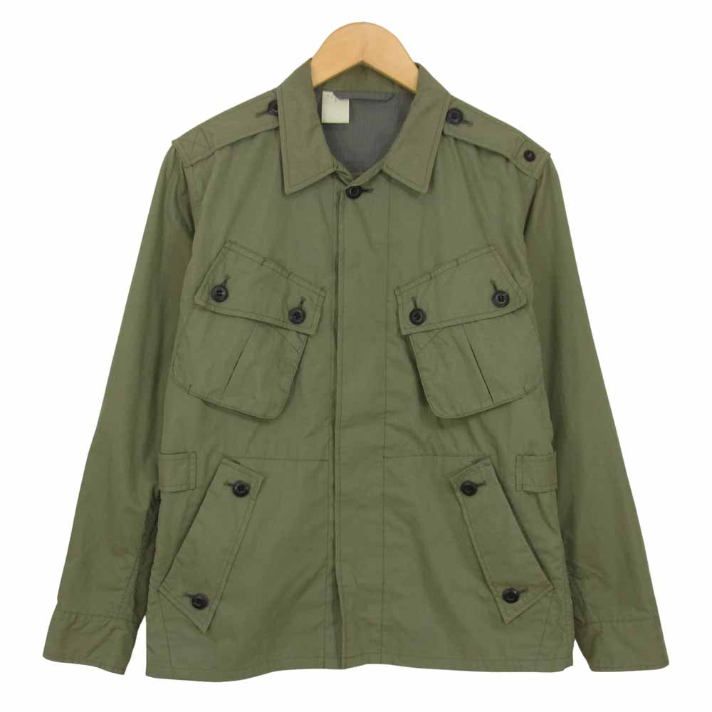 N.HOOLYWOOD エヌハリウッド 102-BL03 コットンナイロン ミリタリー ジャケット カーキ系 36【中古】