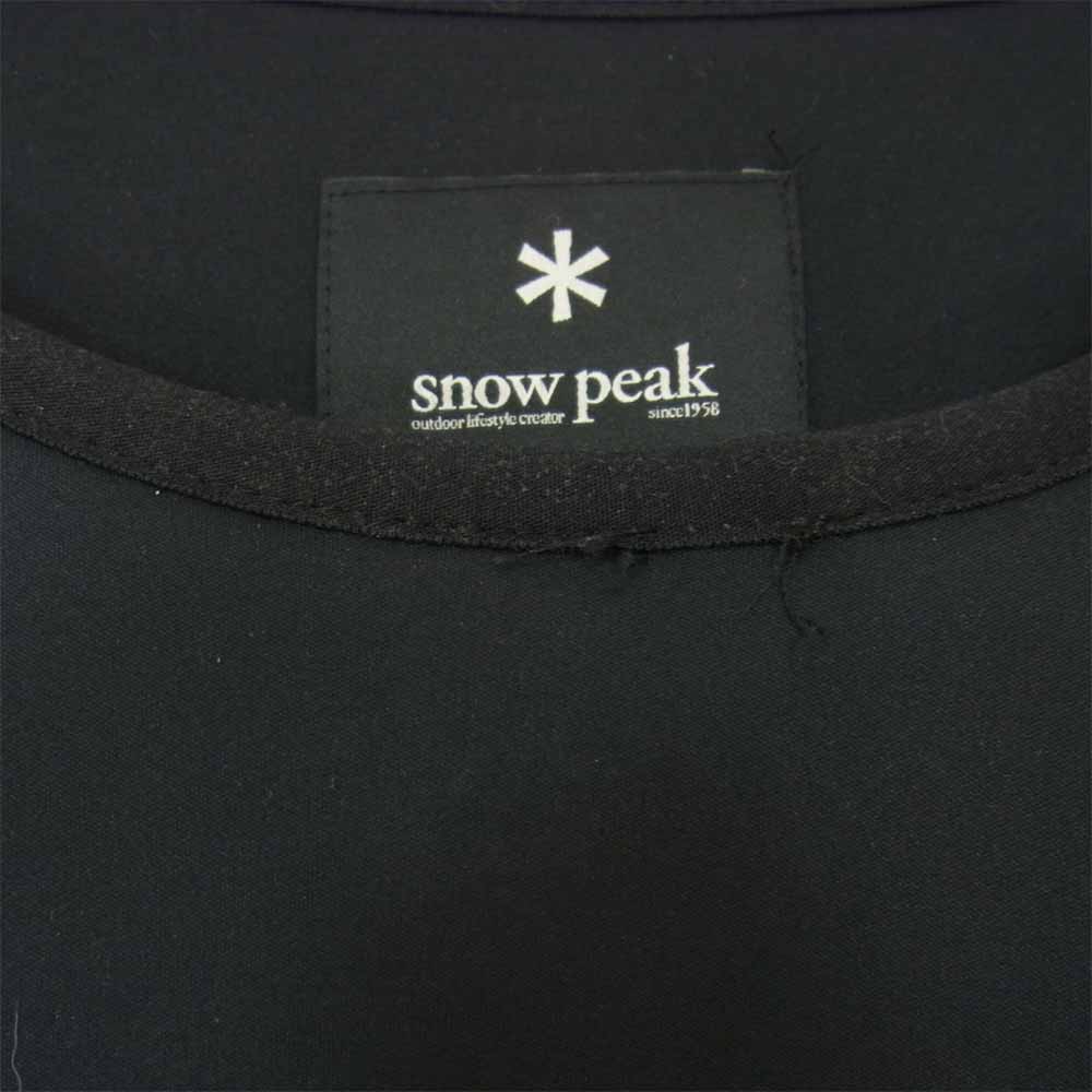 snowpeak スノーピーク SW-16AU003 フレキシブル インサレーション プルオーバー ブラック系 M【中古】