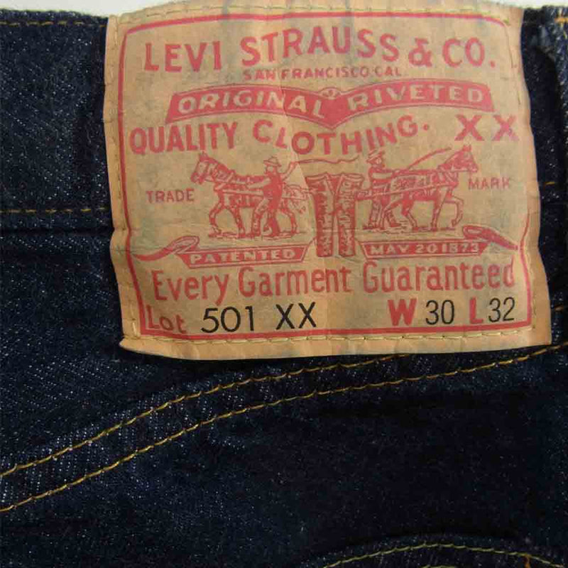 Levi's リーバイス VINTAGE CLOTHING LVC 501XX 1955モデル デニムパンツ インディゴブルー系 30【中古】