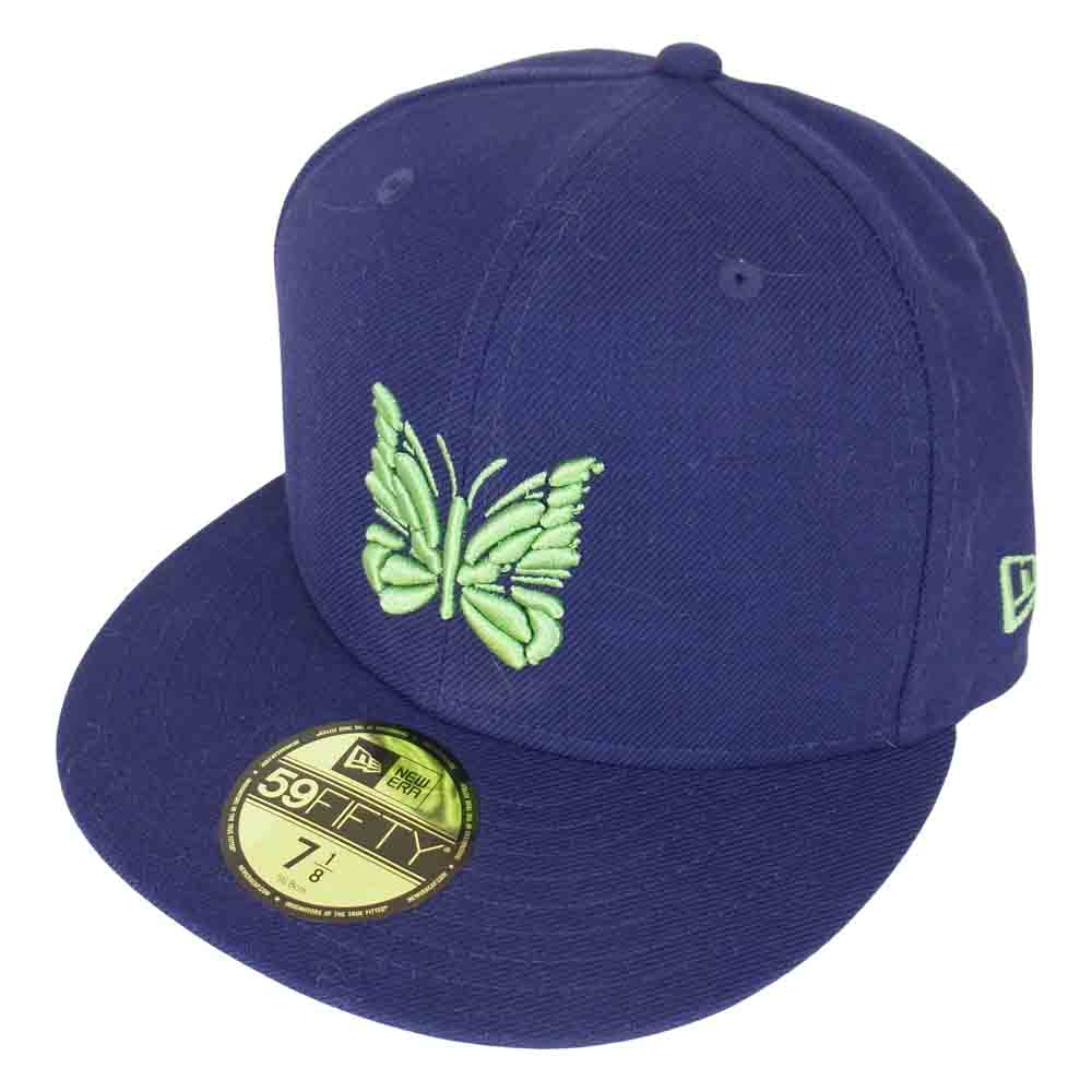 Needles ニードルス NEWERA Emb. BB Cap ニューエラ エンブロイダリー ベースボール キャップ パープル系 7 1/8【中古】