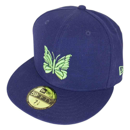 Needles ニードルス NEWERA Emb. BB Cap ニューエラ エンブロイダリー ベースボール キャップ パープル系 7 1/8【中古】