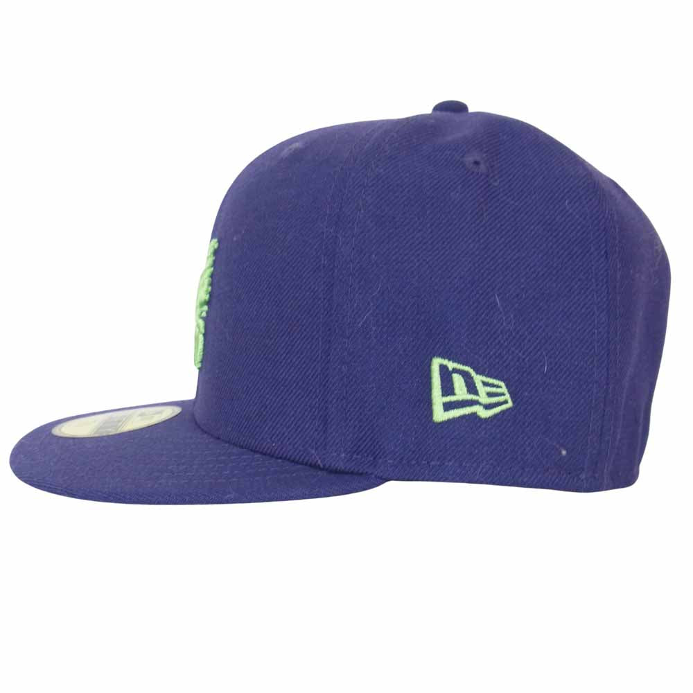 Needles ニードルス NEWERA Emb. BB Cap ニューエラ エンブロイダリー ベースボール キャップ パープル系 7 1/8【中古】