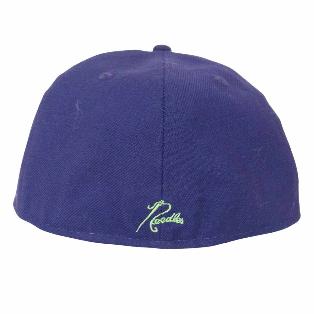 Needles ニードルス NEWERA Emb. BB Cap ニューエラ エンブロイダリー ベースボール キャップ パープル系 7 1/8【中古】