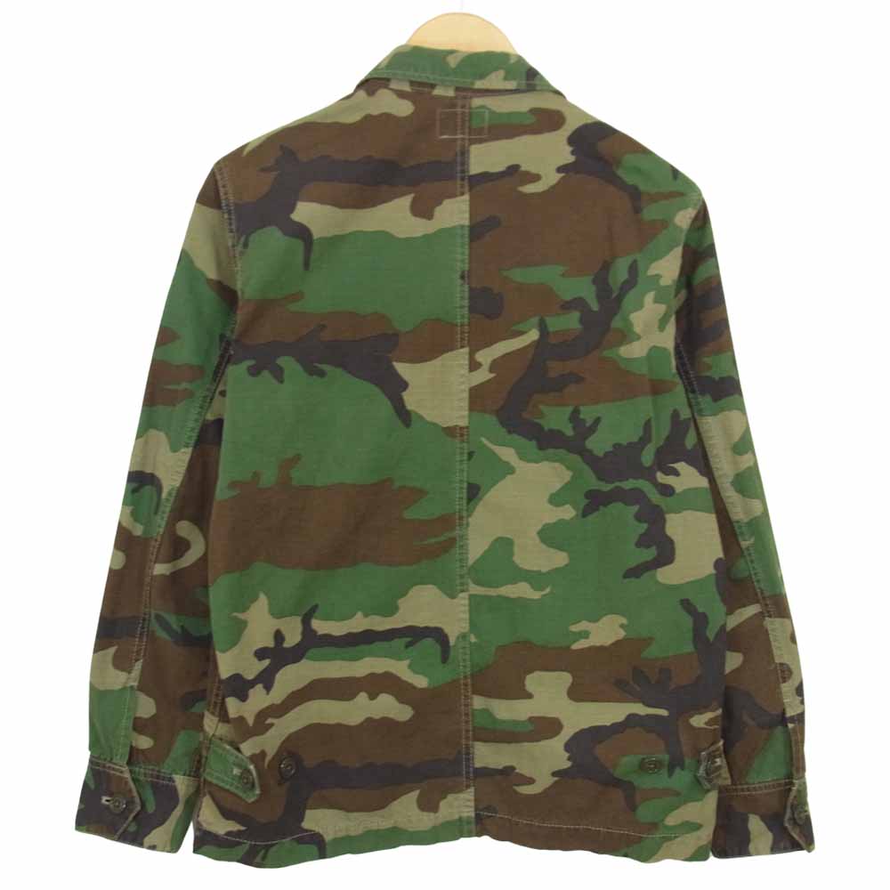 WTAPS ダブルタップス 13AW 132GWDT-SHM01S JUNGLE L/S ウッドランドカモ ジャングルシャツ カーキ系 2【美品】【中古】