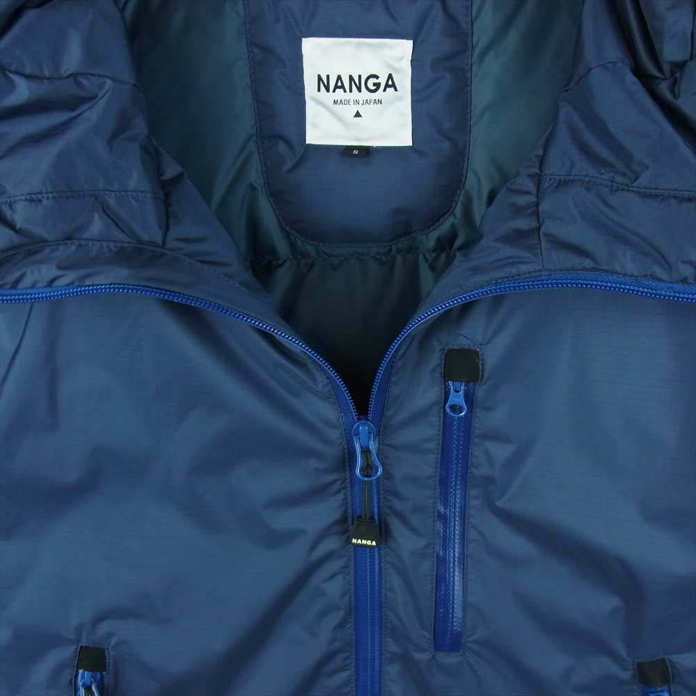NANGA ナンガ AURORA DOWN JACKET オーロラ ダウン ジャケット 日本製 ネイビー系 S【中古】