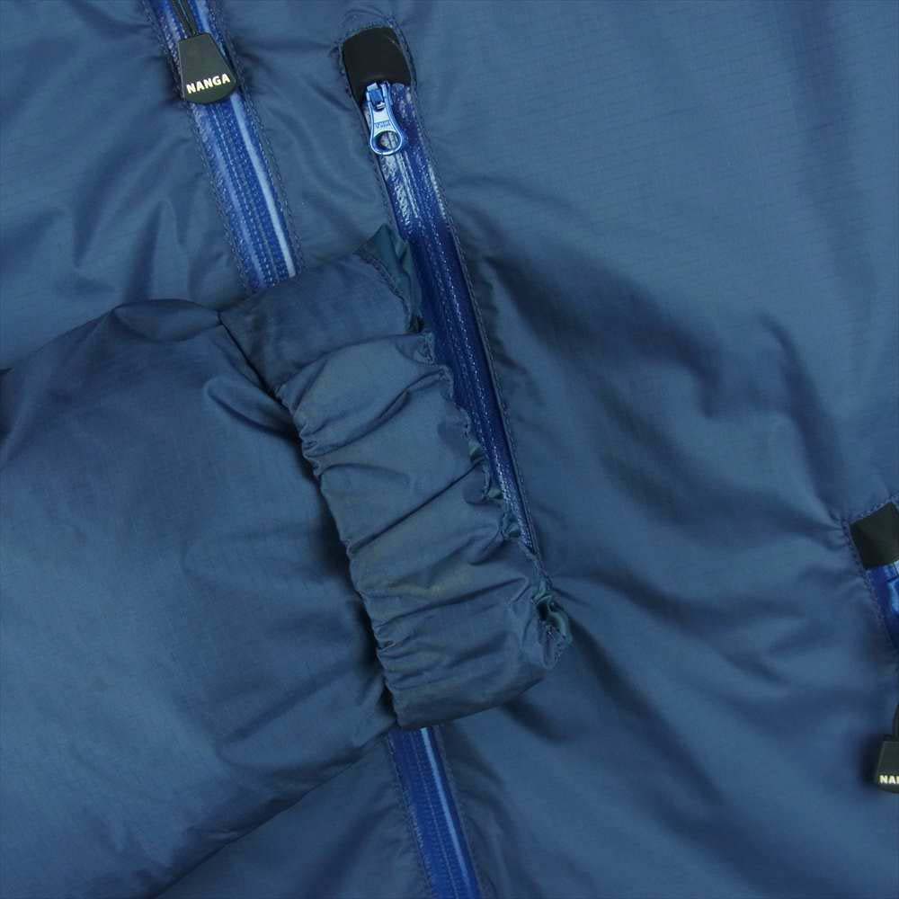 NANGA ナンガ AURORA DOWN JACKET オーロラ ダウン ジャケット 日本製 ネイビー系 S【中古】