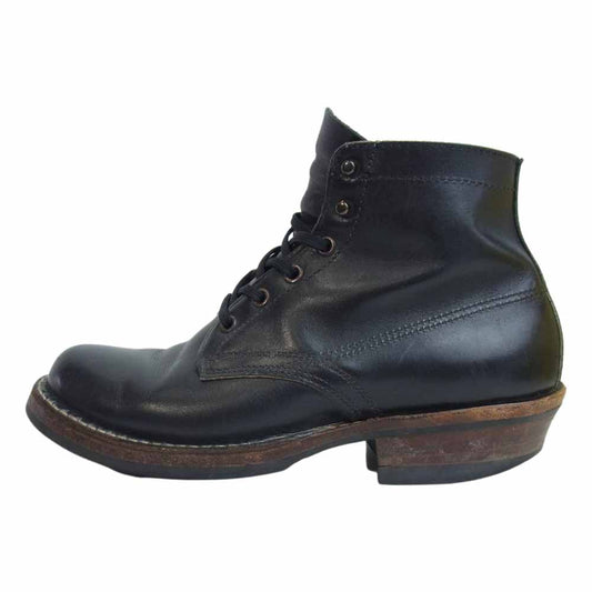 WHITE'S BOOTS ホワイツブーツ セミドレス レザー ブーツ ブラック系 7E【中古】