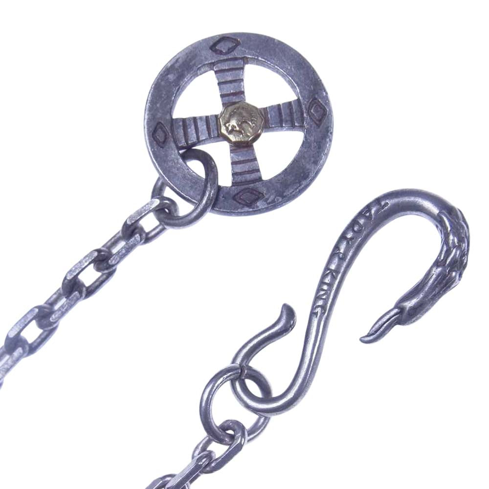 タディアンドキング GPウルフ メディスンホイール 付き イーグルフック 太角チェーン シルバー系【中古】