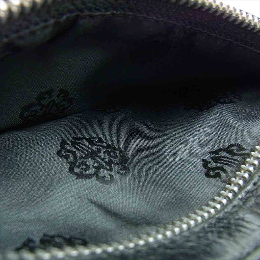 CHROME HEARTS クロムハーツ（原本無） WAVE ウェーブ クロスボール ボタン ウォレット ブラック系【中古】
