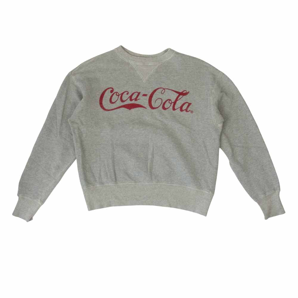 HUMAN MADE ヒューマンメイド × Coca-Cola × BEAMS クルー スウェット グレー系 S【中古】