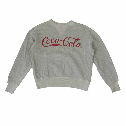 HUMAN MADE ヒューマンメイド × Coca-Cola × BEAMS クルー スウェット グレー系 S【中古】