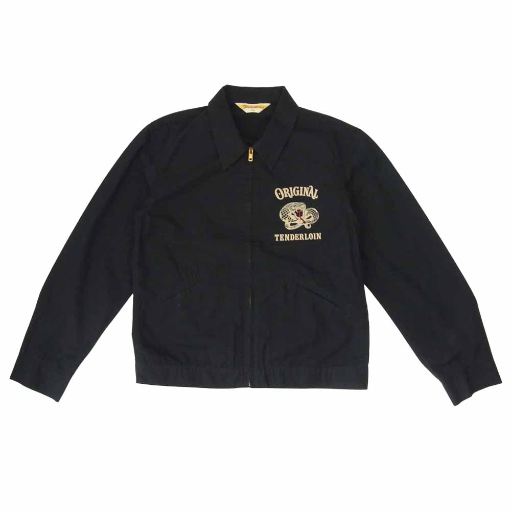 TENDERLOIN テンダーロイン T-STP JKT フロッキー プリント ジャケット ブラック系 XS【中古】