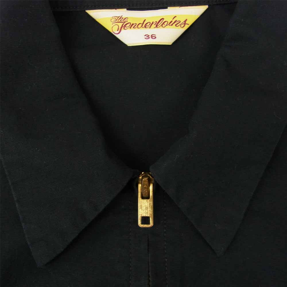 TENDERLOIN テンダーロイン T-STP JKT フロッキー プリント ジャケット ブラック系 XS【中古】