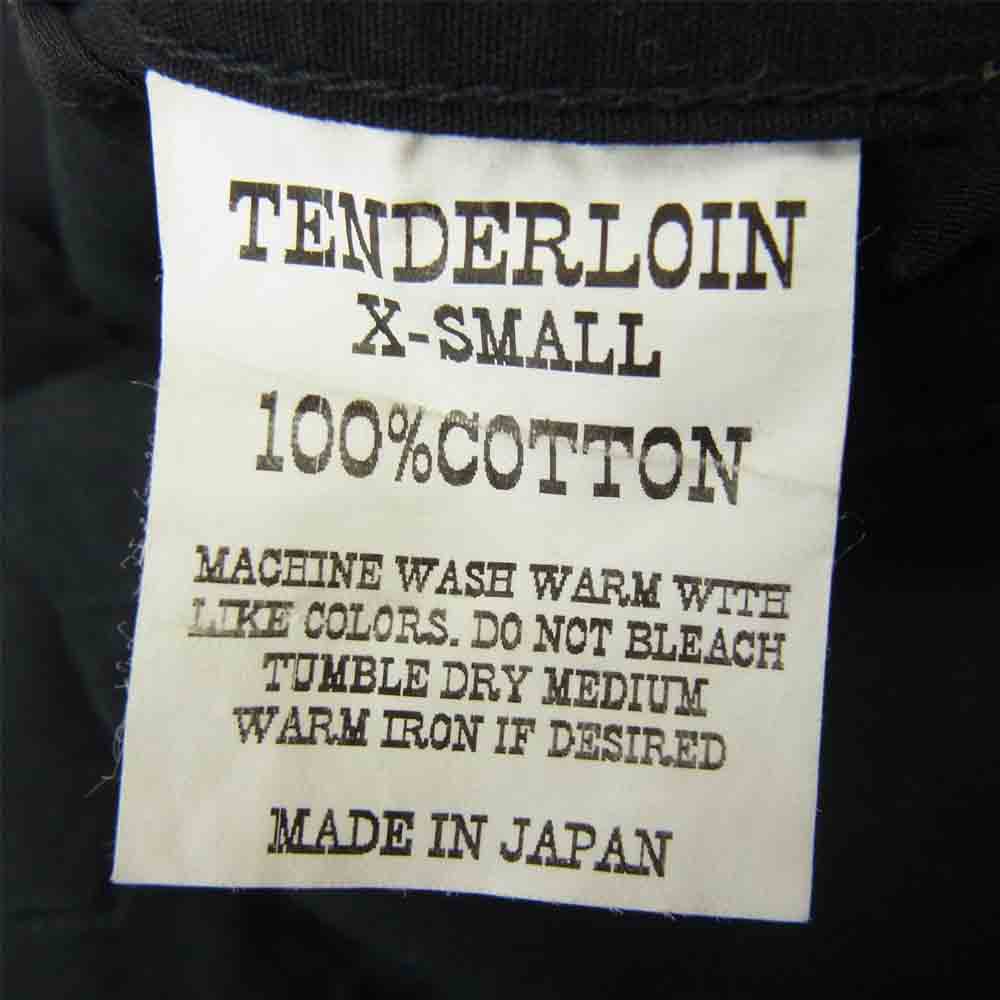 TENDERLOIN テンダーロイン T-STP JKT フロッキー プリント ジャケット ブラック系 XS【中古】