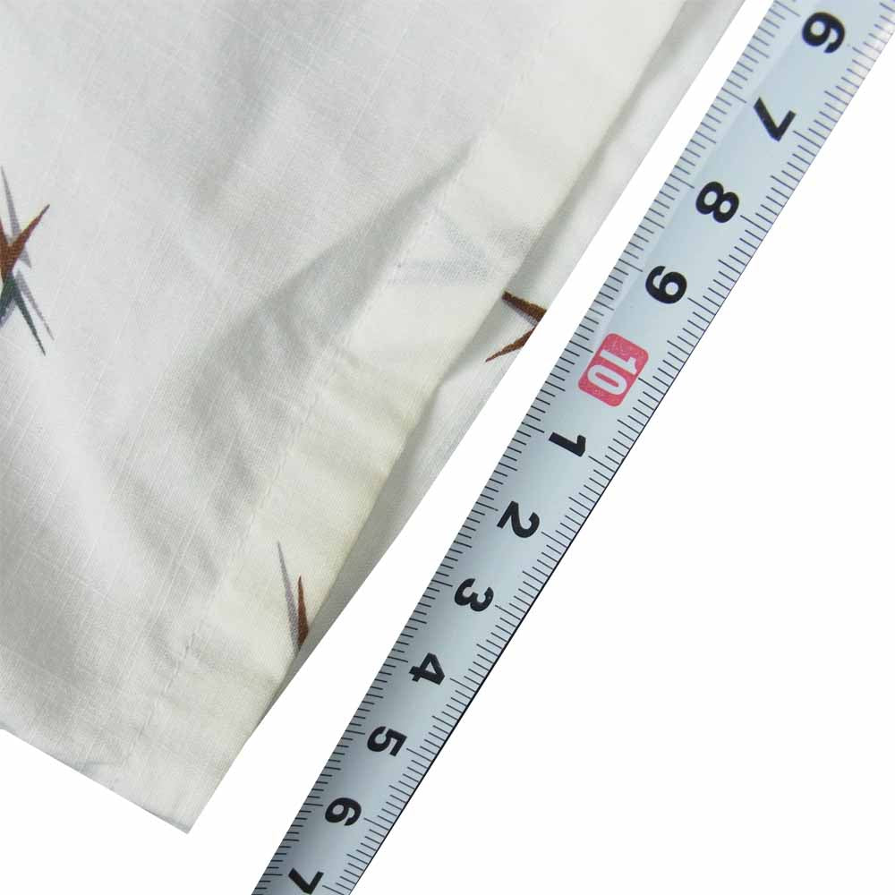 VISVIM ビズビム 16SS 116105011026 DUKE SHIRT S/S ALLOVER-V 長袖 シャツ コットン 日本製 ホワイト系 1【中古】