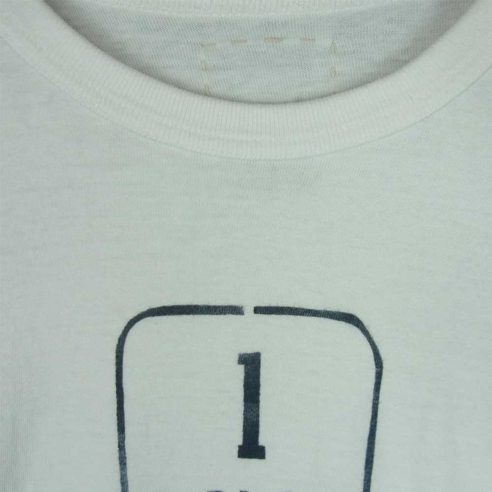 VISVIM ビズビム 17SS 117105010027 STENCIL VNTG TEE S/S 半袖 Tシャツ コットン 日本製 ホワイト系 1【中古】