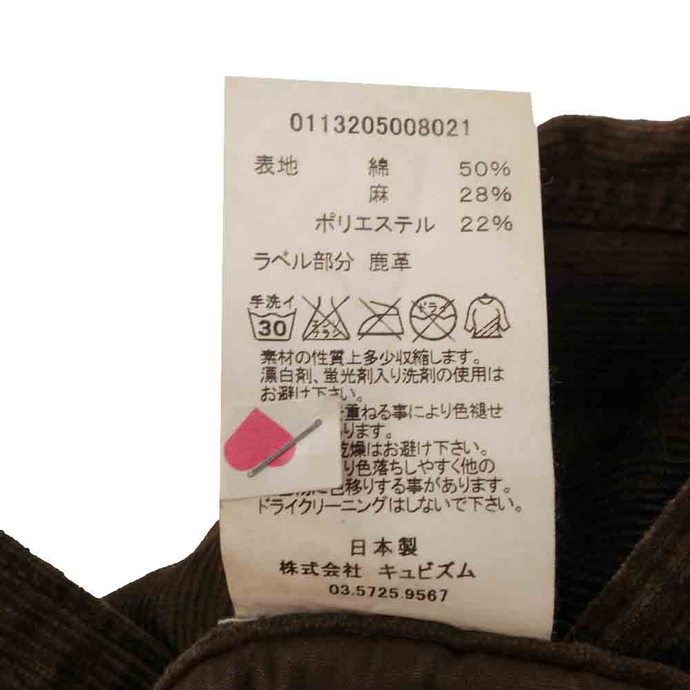 VISVIM ビズビム 113205008021 FLUXS 03 N.D. CORDUROY ブラウン系 M【中古】