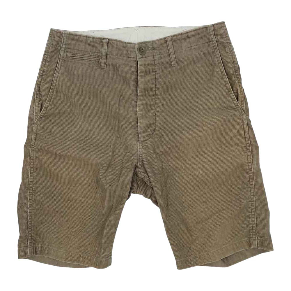 VISVIM ビズビム 13SS 114105008023 CHINO SHORTS SLUB CORDUROY ベージュ系 S【中古】