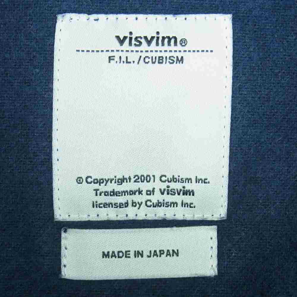 VISVIM ビズビム 16SS 0116105011009 BLACK ELK FLANNEL Y.D 長袖 シャツ コットン 日本製 ネイビー系 1【中古】