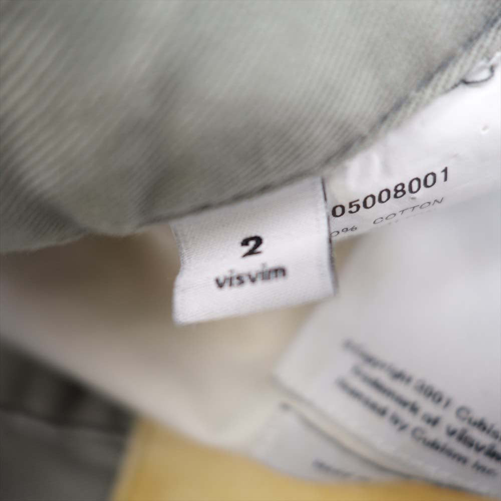VISVIM ビズビム 112405008001 FLUXUS ０３CHINO カーキ系 2【中古】