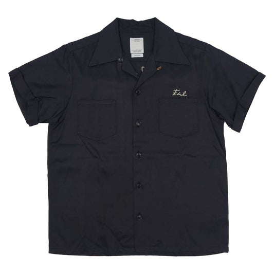 VISVIM ビズビム 16ss 116105011029 IRVING SHIRT S/S RAYON / COTTON ブラック系 1【中古】