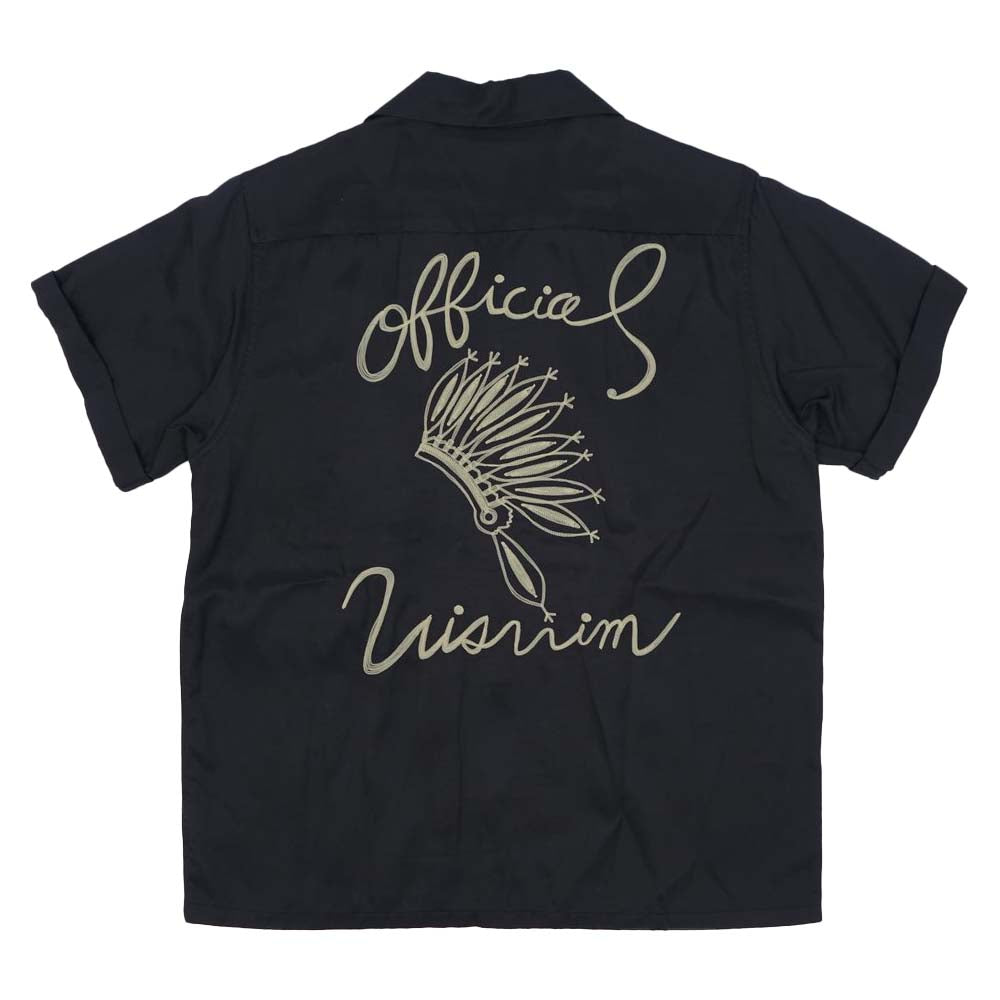 VISVIM ビズビム 16ss 116105011029 IRVING SHIRT S/S RAYON / COTTON ブラック系 1【中古】