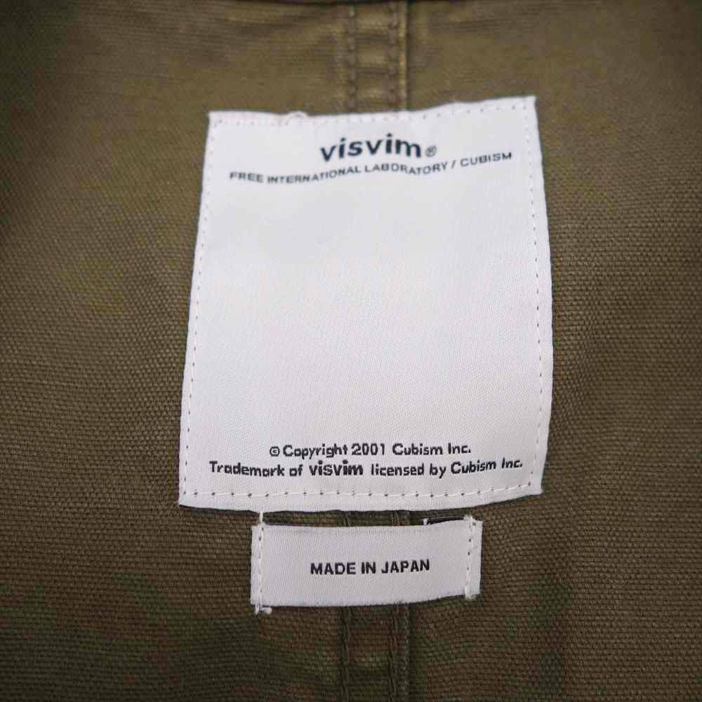 VISVIM ビズビム 16ss 116105013036 TRAVAIL COVERALL CANVAS 1【中古】