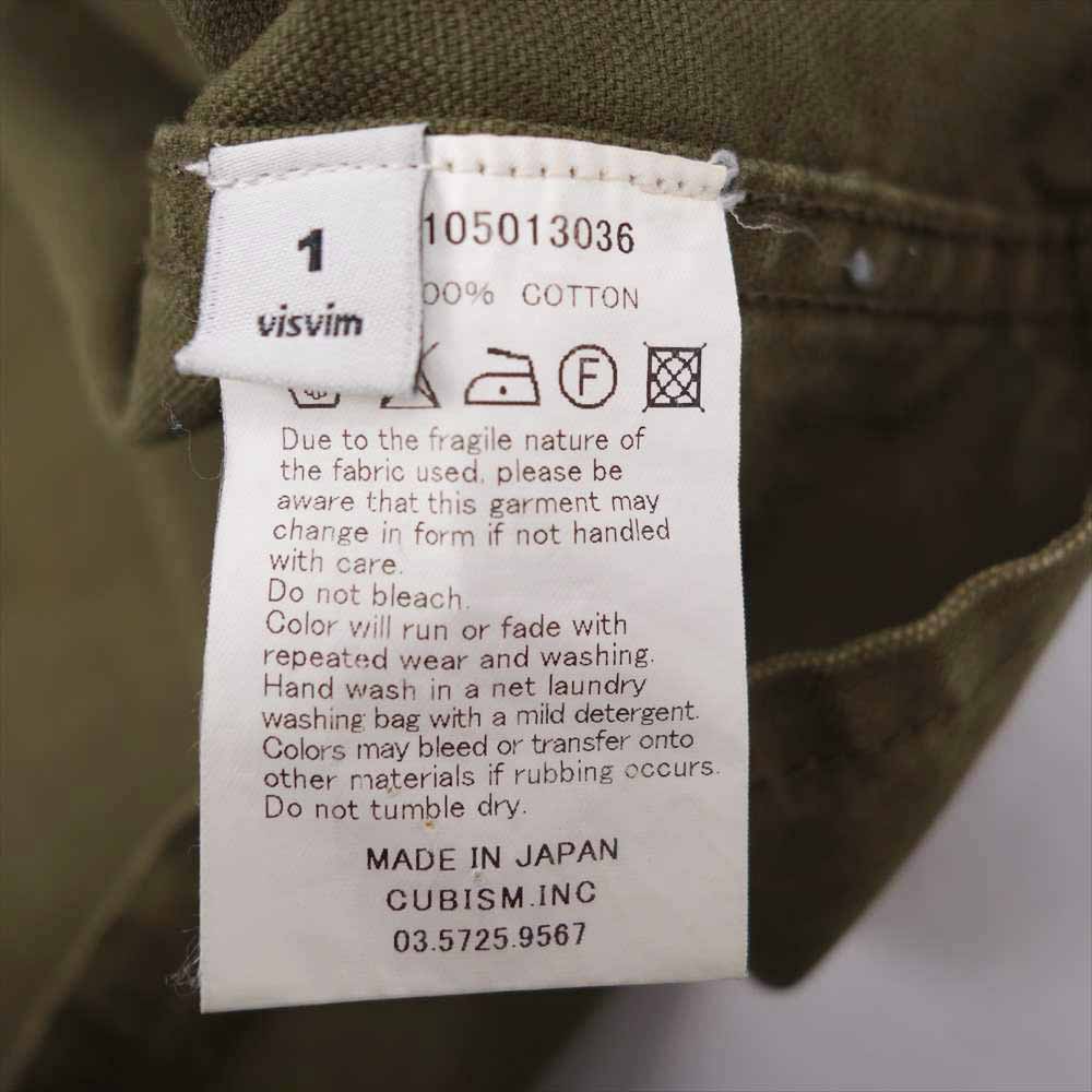 VISVIM ビズビム 16ss 116105013036 TRAVAIL COVERALL CANVAS 1【中古】