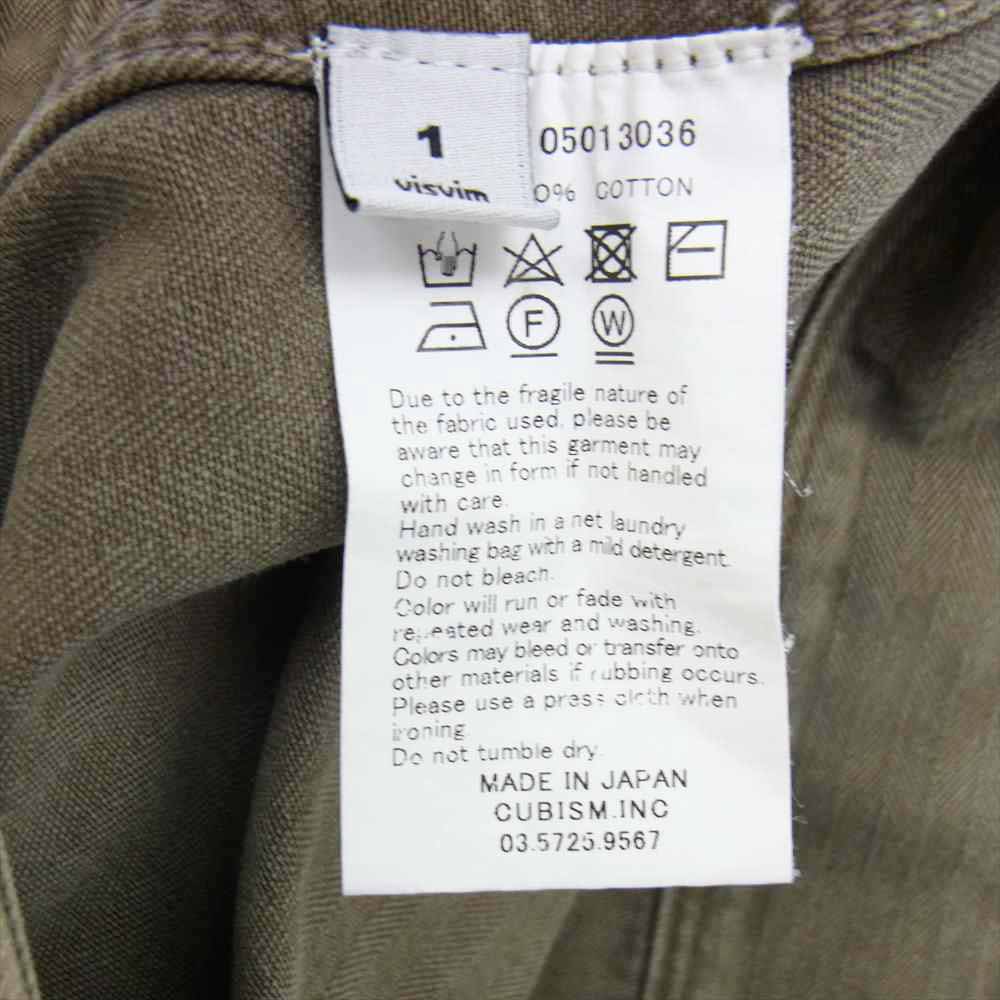 VISVIM ビズビム 17ss 117105013036 BENNY JKT O.V.N.D HERRINGBONE 1【中古】