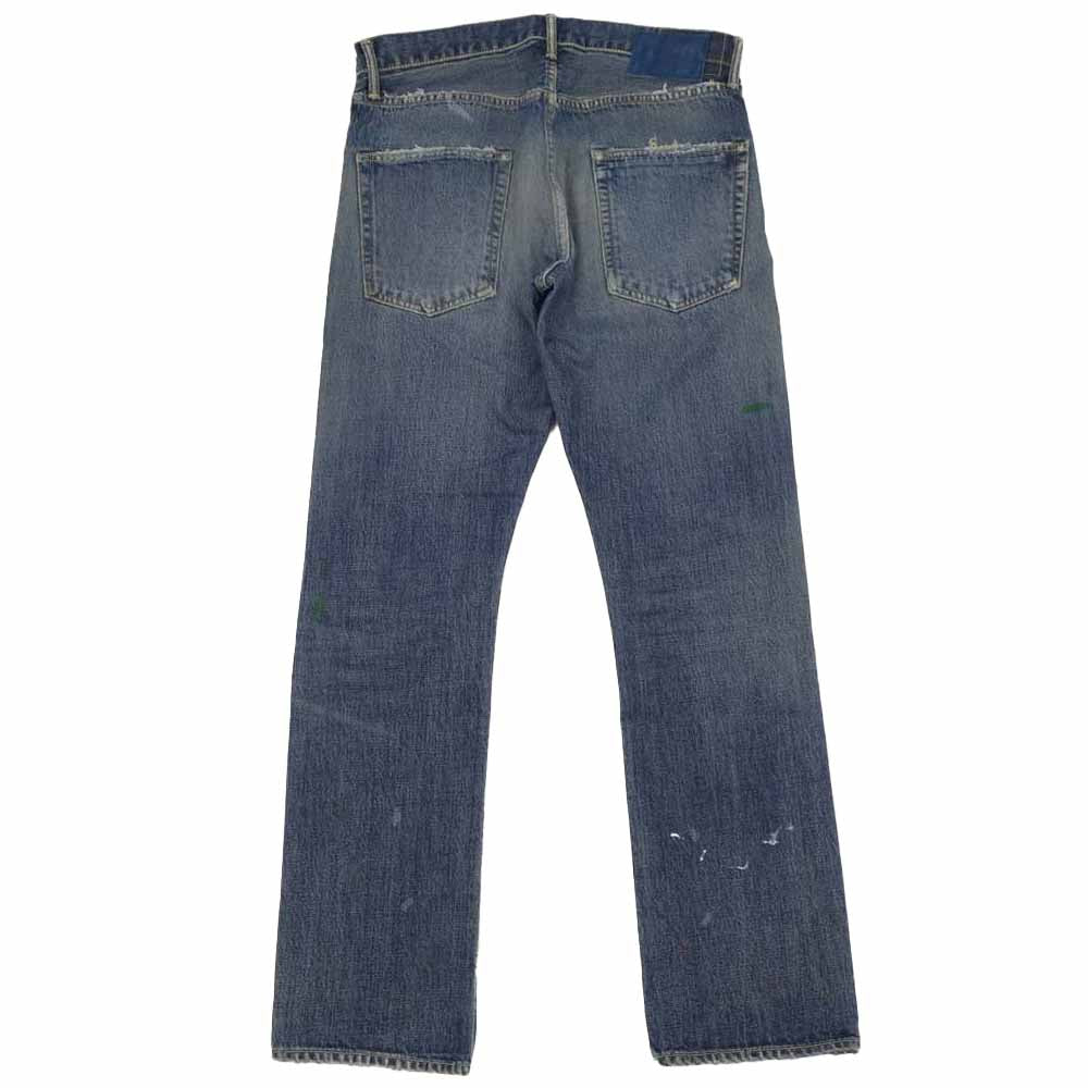 VISVIM ビズビム 120205005009 SOCIAL SCULPTURE 01 SLIM DAMAGED-17 インディゴブルー系 W32　L30【中古】
