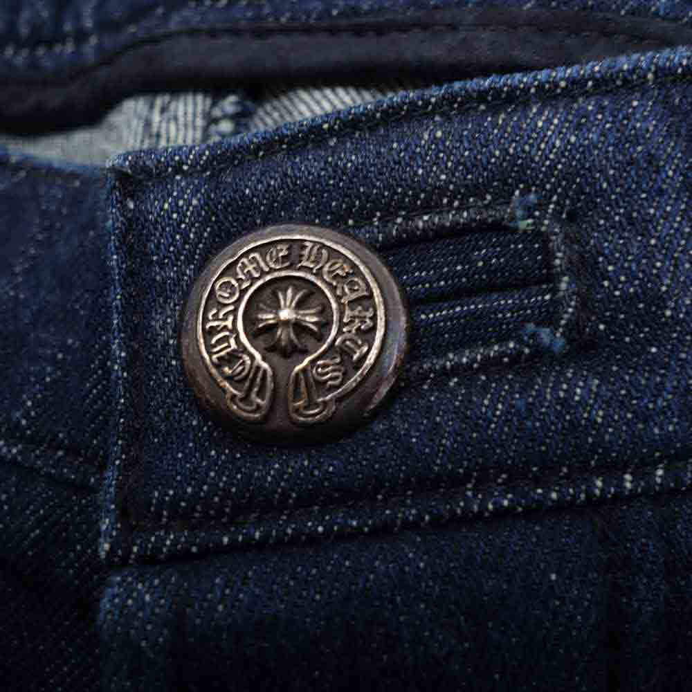 CHROME HEARTS クロムハーツ（原本無） フレアニー デニムパンツ インディゴブルー系 29【中古】