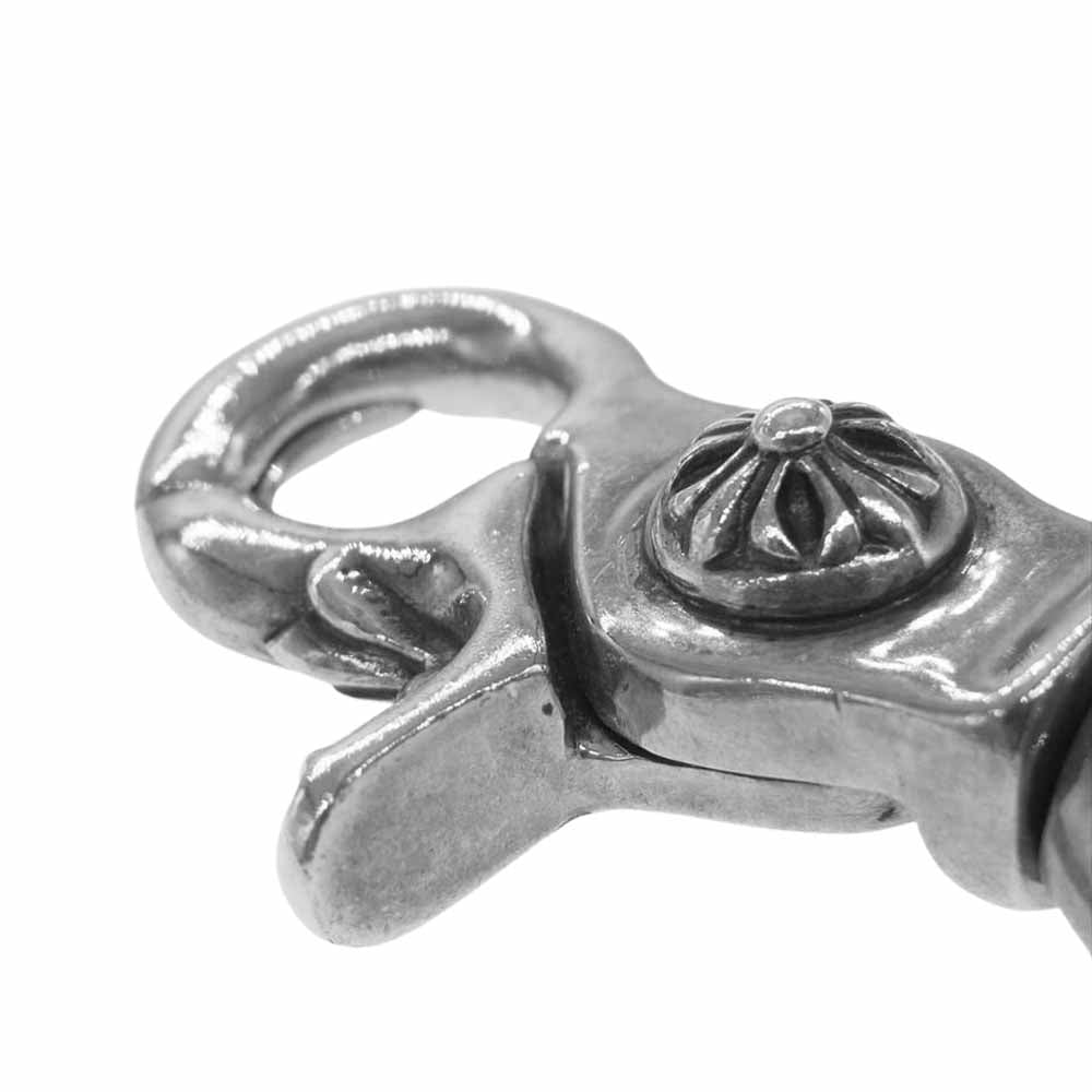 CHROME HEARTS クロムハーツ（原本無） CLASSIC SHORT 2クリップ ショート クラシック ウォレットチェーン シルバー系【中古】