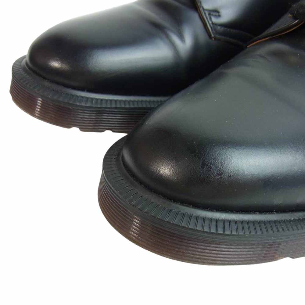 Dr.Martens ドクターマーチン 16056001 SMITHS スミス 4ホール レザーシューズ ブラック系 UK6【新古品】【未使用】【中古】