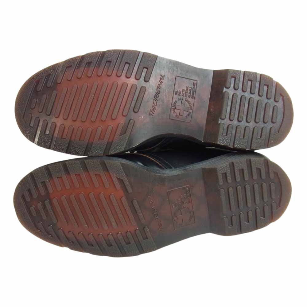 Dr.Martens ドクターマーチン 16056001 SMITHS スミス 4ホール レザーシューズ ブラック系 UK6【新古品】【未使用】【中古】