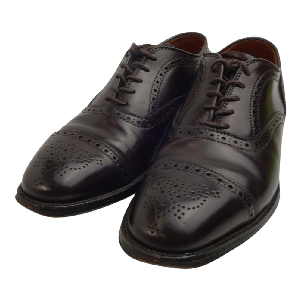 ALDEN オールデン 5160 Leather Soul別注 レザーソウル コードバン キャップトゥ ドレスシューズ 赤茶系【中古】