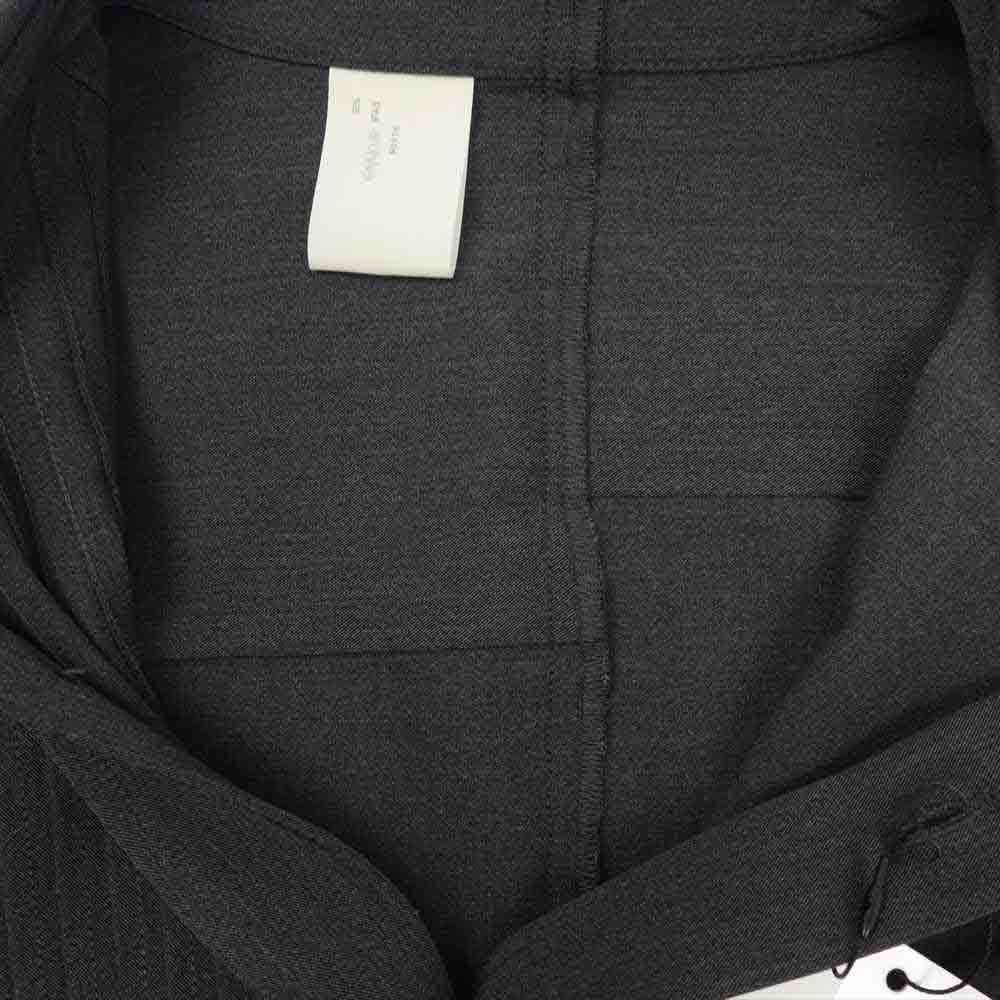 N.HOOLYWOOD エヌハリウッド 20AW 1202-SH02-001pieces PLEATED DRESS SHIRT ドレス シャツ CHARCOAL 36【新古品】【未使用】【中古】