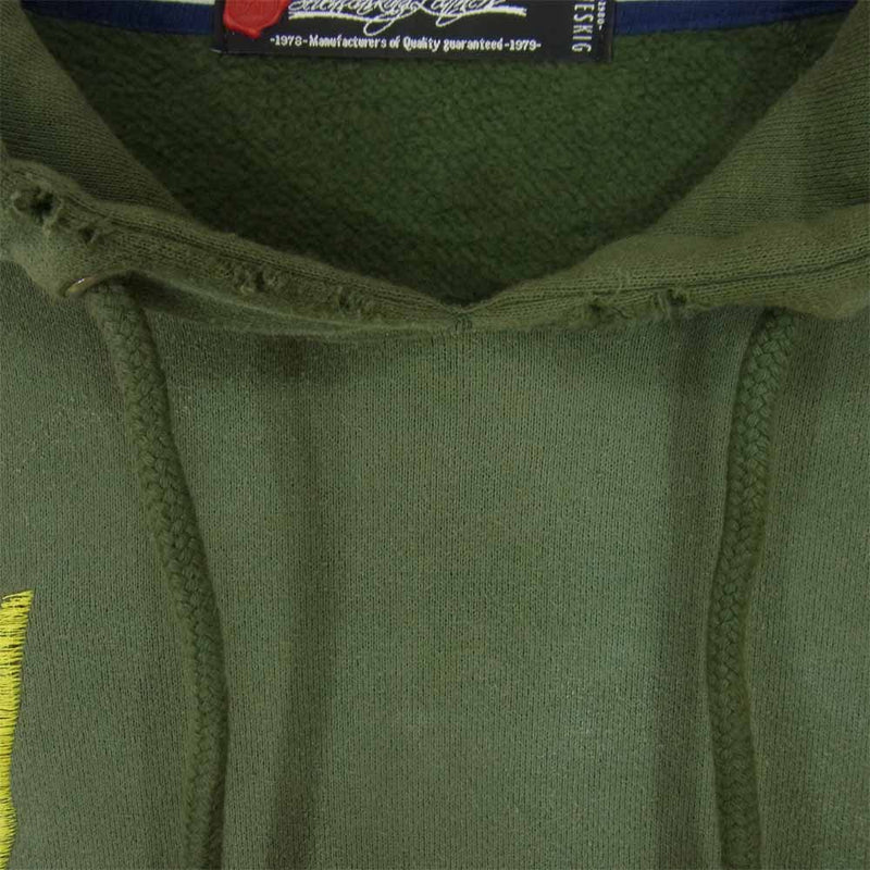 セヴシグ SW-SV-NA-1003 EMBROIDERY USED PARKA ユーズド パーカー カーキ系 L【中古】