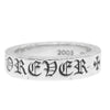 CHROME HEARTS クロムハーツ（原本無） 6mm SPACER CH FOREVER RING スペーサー リング シルバー系【中古】