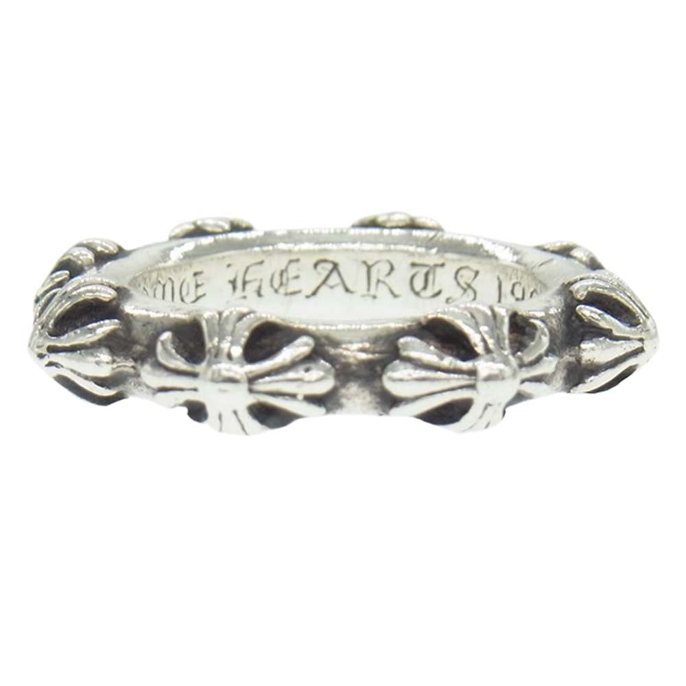 CHROME HEARTS クロムハーツ（原本無） CROSS BAND クロスバンド リング シルバー系【中古】