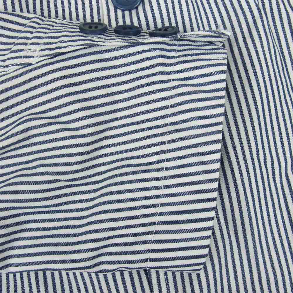 COMME des GARCONS コムデギャルソン HOMME DEUX オムドゥ AD2014 DO-J070 ストライプ テーラード ジャケット ホワイト系 ネイビー系 S【中古】