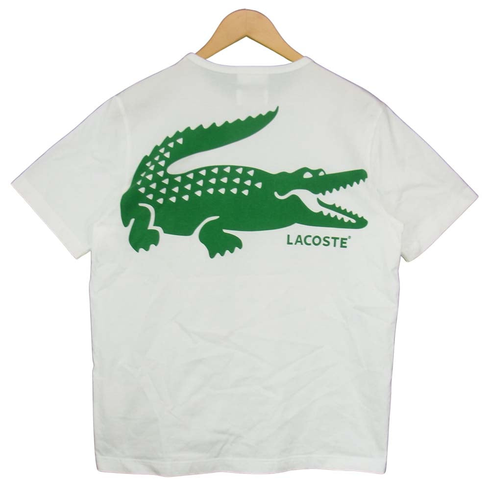 JUNYA WATANABE COMME des GARCONS MAN ジュンヤワタナベコムデギャルソンマン eye × LACOSTE ラコステ AD2019 WE-T905 ロゴ 半袖 Tシャツ M【中古】