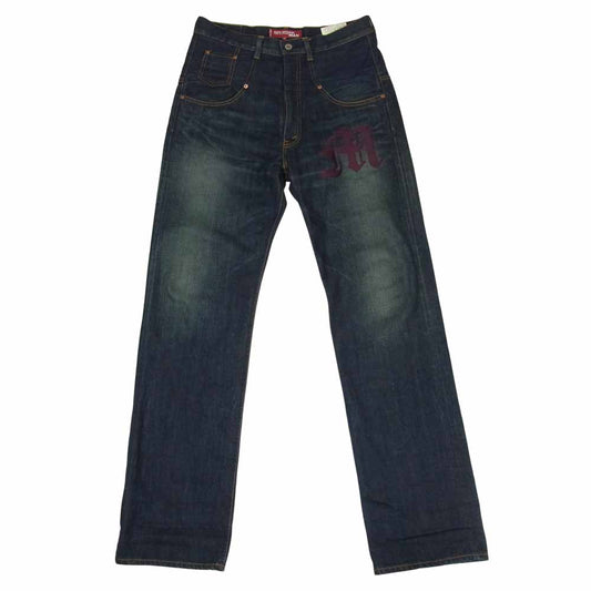 JUNYA WATANABE COMME des GARCONS MAN ジュンヤワタナベコムデギャルソンマン × Levi's リーバイス AD2017 WT-P209 522 カスタム M刺繍 デニムパンツ インディゴブルー系 M【中古】