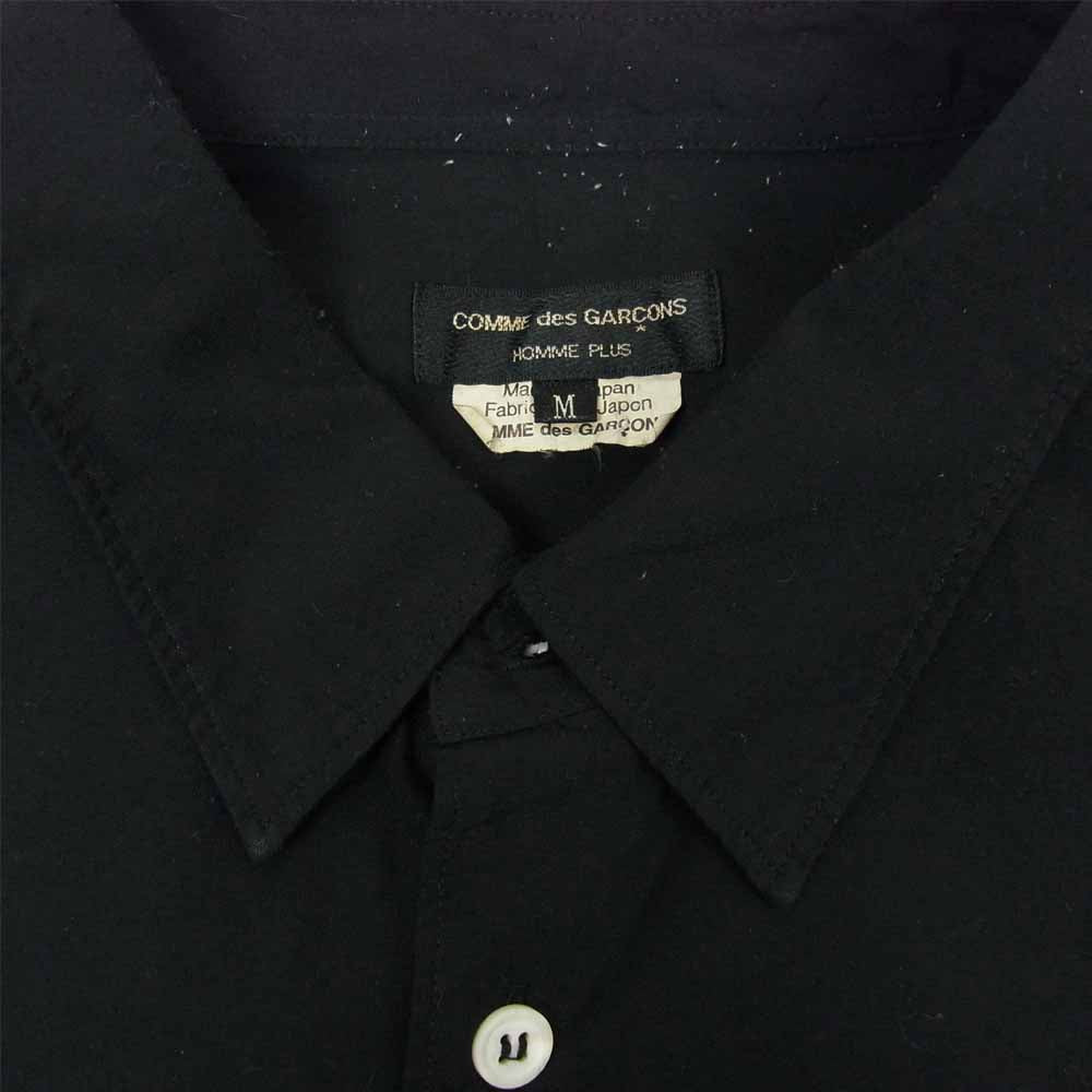 COMME des GARCONS コムデギャルソン HOMME PLUS オムプリュス AD2017 PR-B039 ポリエステル ロング丈 シャツ M【中古】
